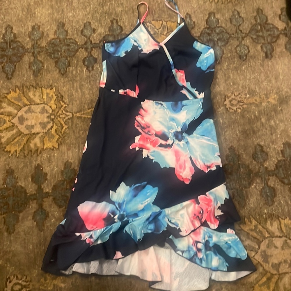 Floral dress.